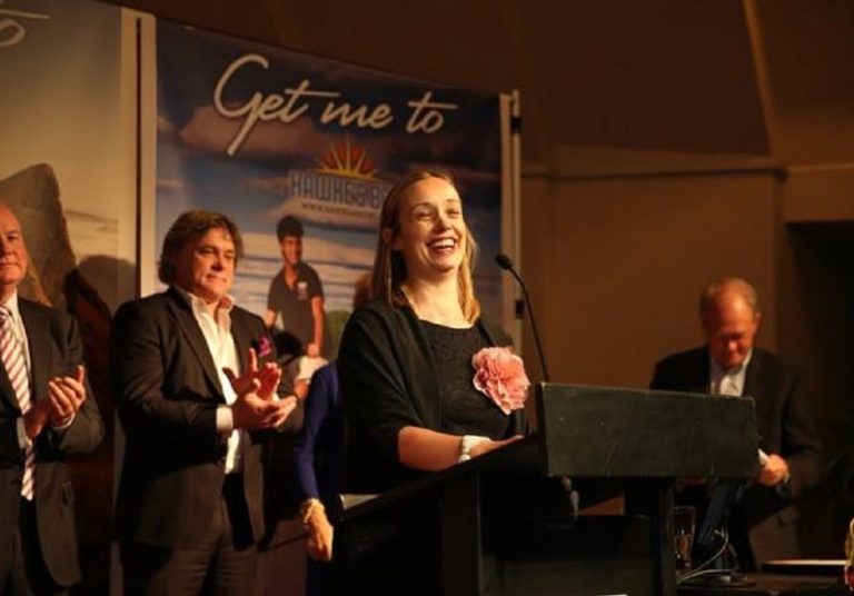 Hawkes Bay Tourism Awards Podium