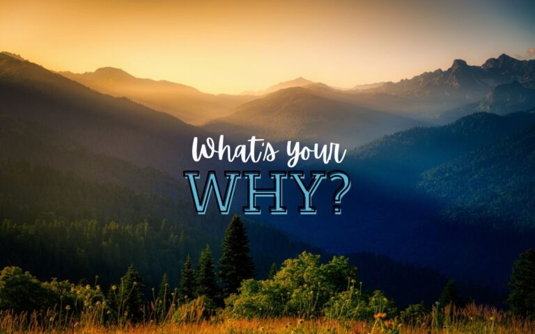 What's your WHY?