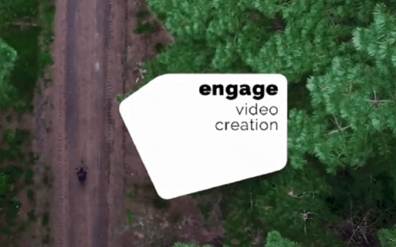 Brand marketing - engage video creation logo