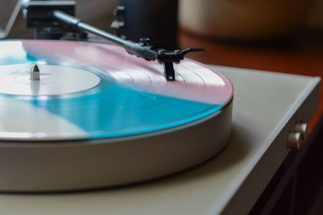 Image of a groovy turntable - switch it on and develop new products